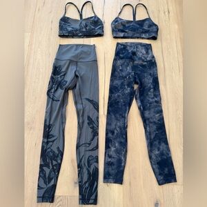 Lululemon Align leggings and sports bra 2 matching sets